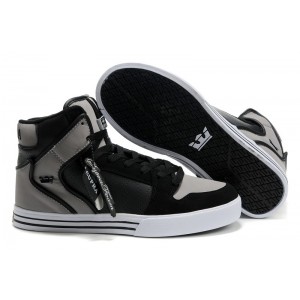 Supra Vaider Shoes Classic Grey Black For Men